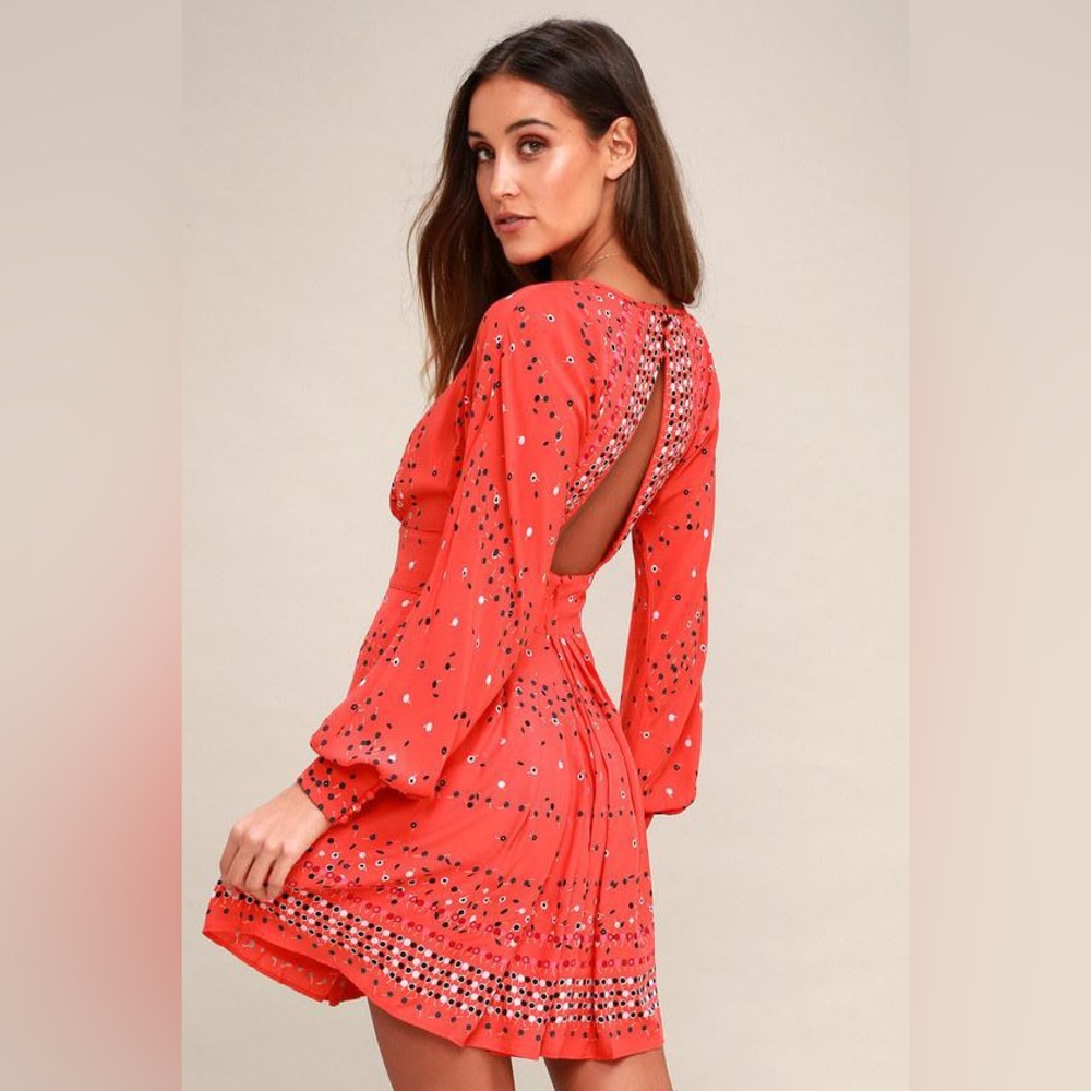 Free People Corlyn Backless Bohemian Dress